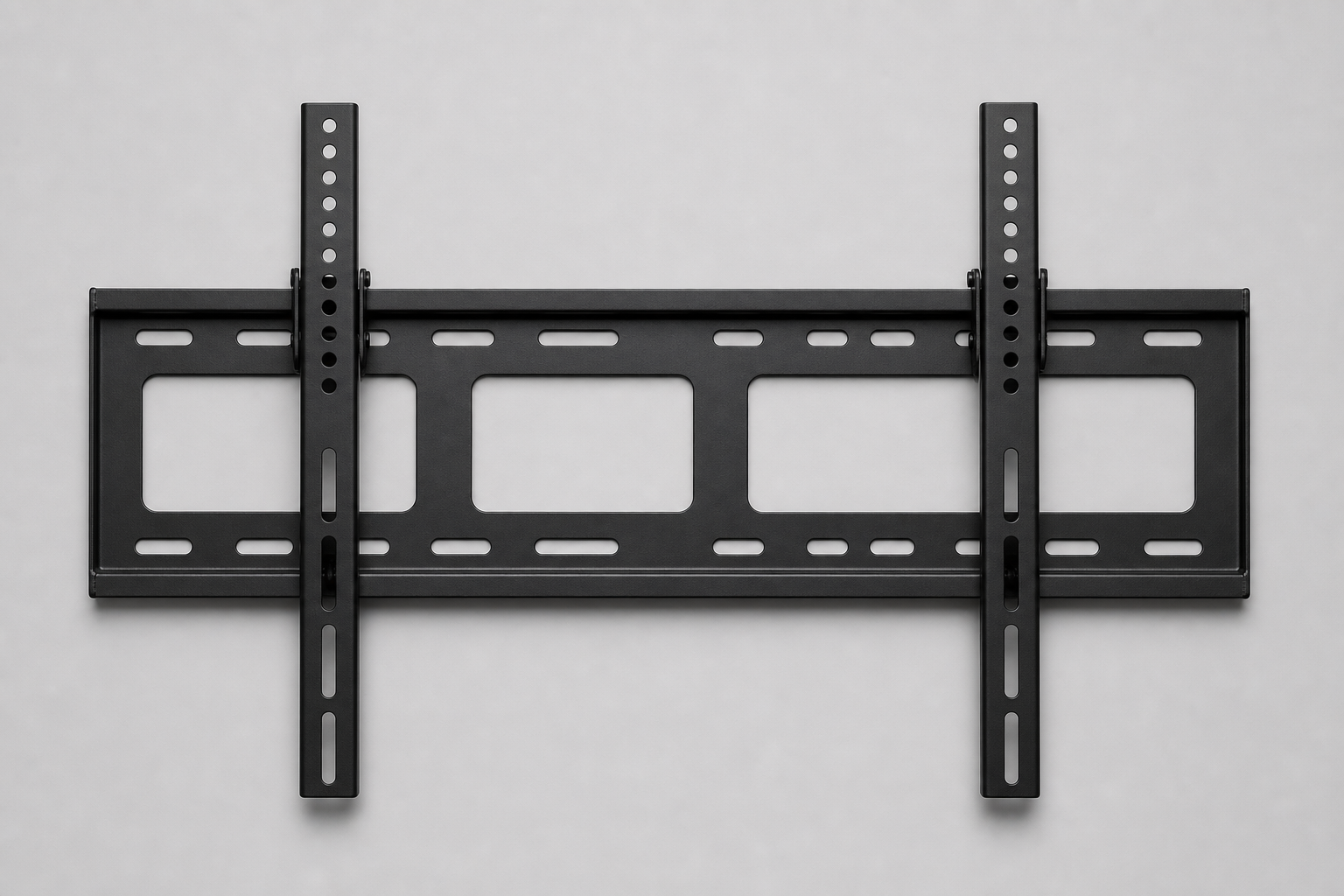 Low-profile fixed TV wall mount